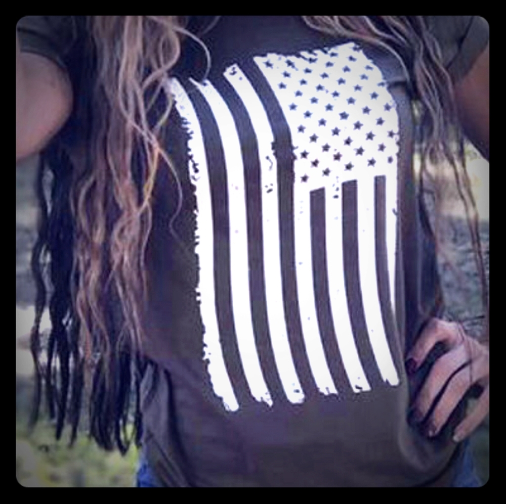 American flag tshirt